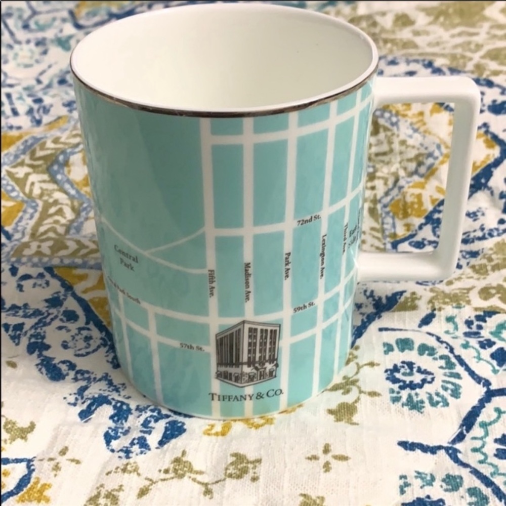 Map of New York Bone China Mug